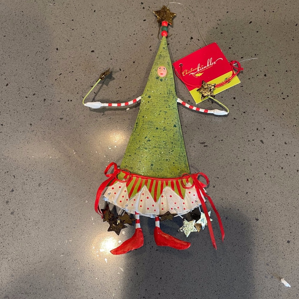 Vintage Krinkles Patience Brewster Tin ornament